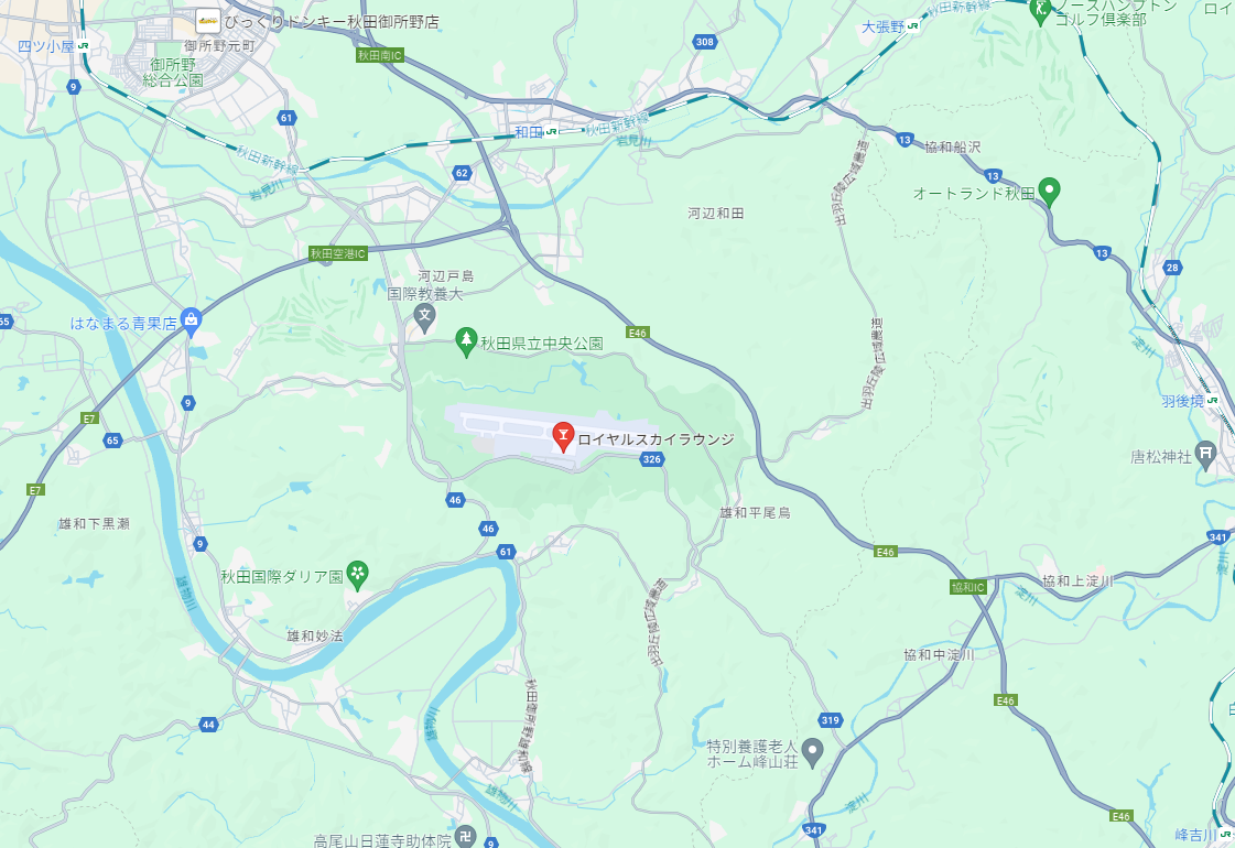 秋田県map
