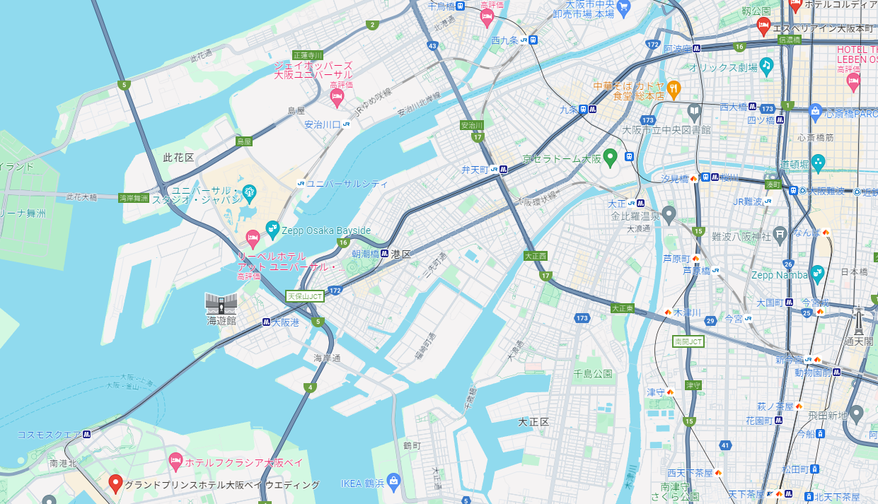 大阪府map