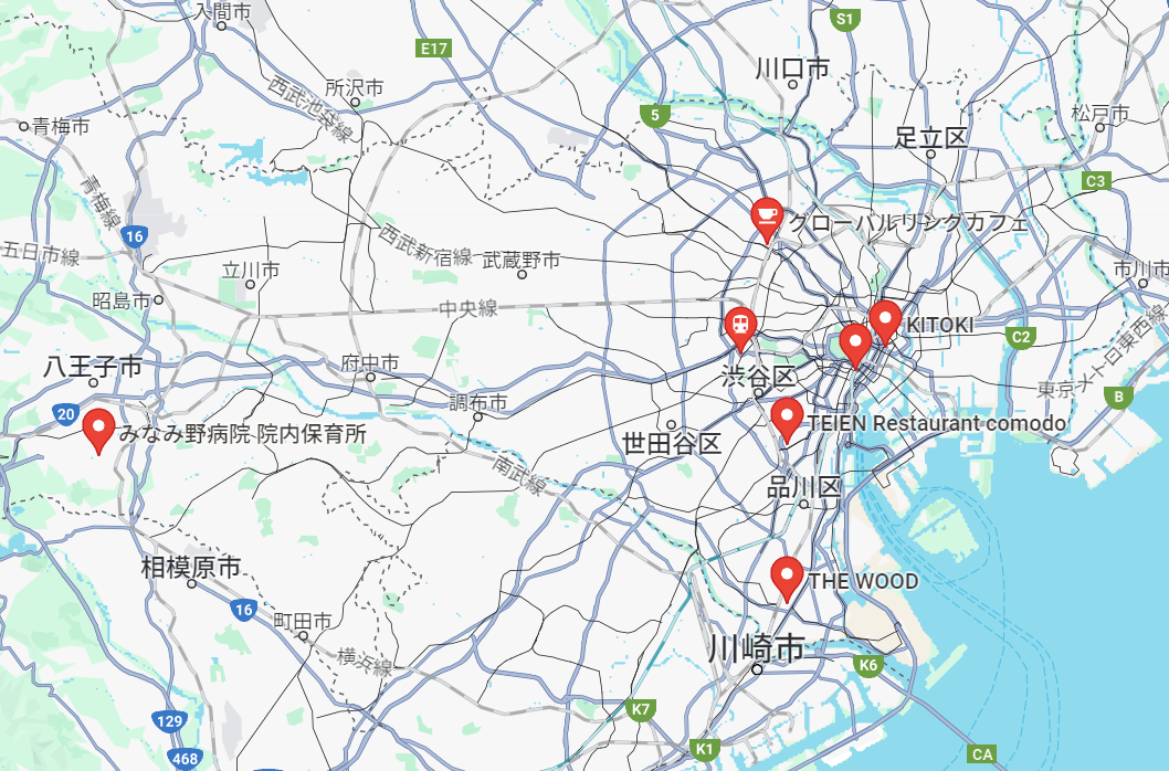 東京都map