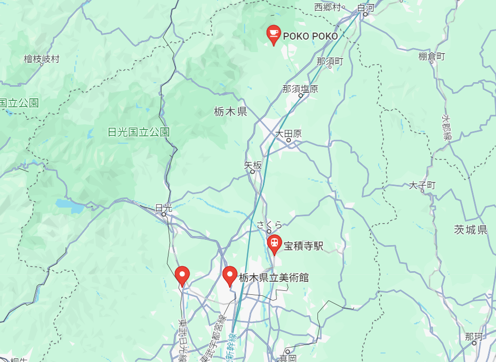 栃木県map